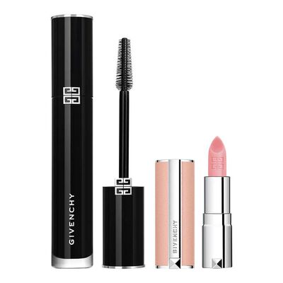 SET L'INTERDIT MASCARA COUTURE VOLUME & MINI LABIAL ROSE PERFECTO N01 (SET DE MÁSCARA DE PESTAÑAS Y MINI LABIAL)